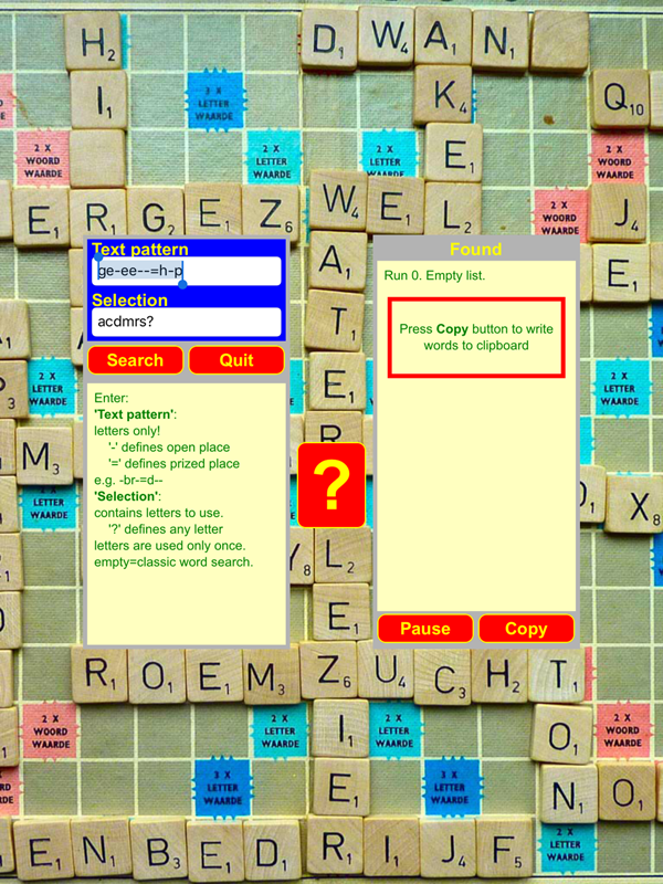 Start screen with Dutch (Nl) language selected